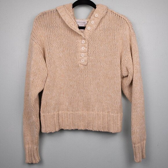 Soft Surroundings Sweaters - Soft Surroundings oatmeal hooded sweater-M